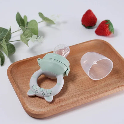 Baby Fruit Feeder — Silicone Mesh Fresh Food Feeder for Babies & Teething Infants