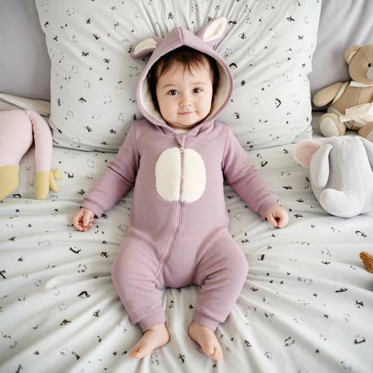 Baby Animal Hooded Romper