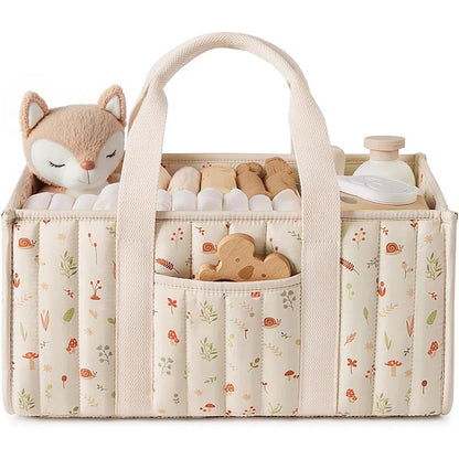 Floral Diaper Caddy Organizer