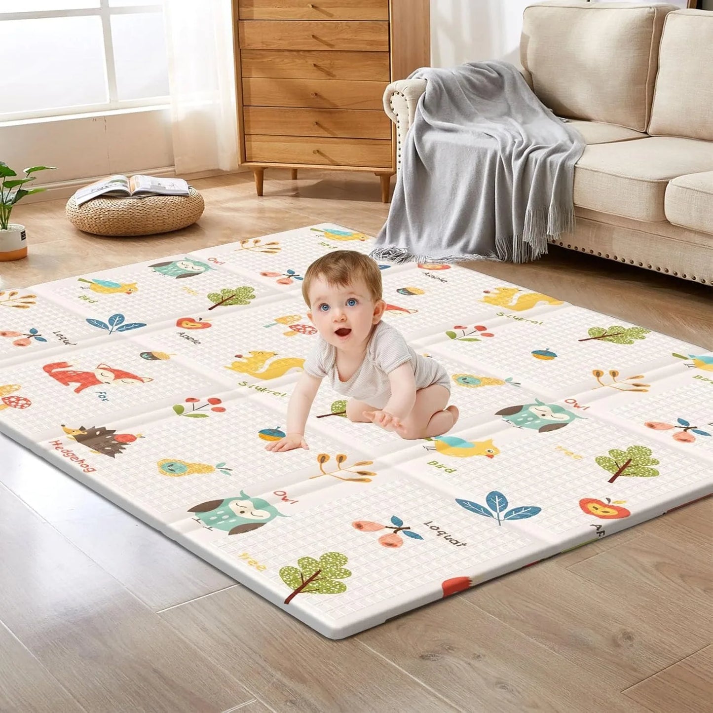 Foldable Double-Sided Baby Play Mat