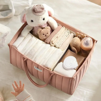 Floral Diaper Caddy Organizer