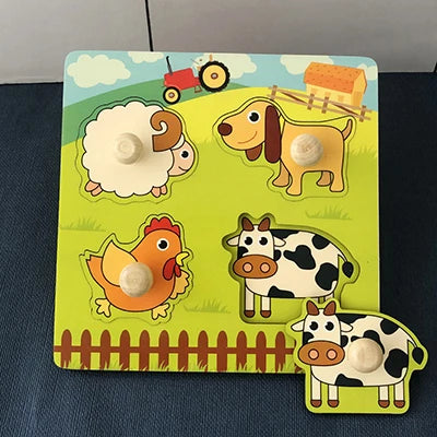 Wooden ABC Puzzle Board