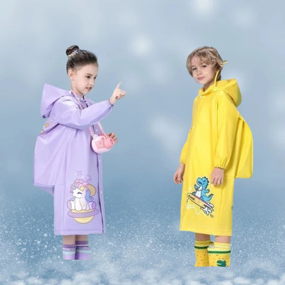 Kids Waterproof Raincoat Poncho