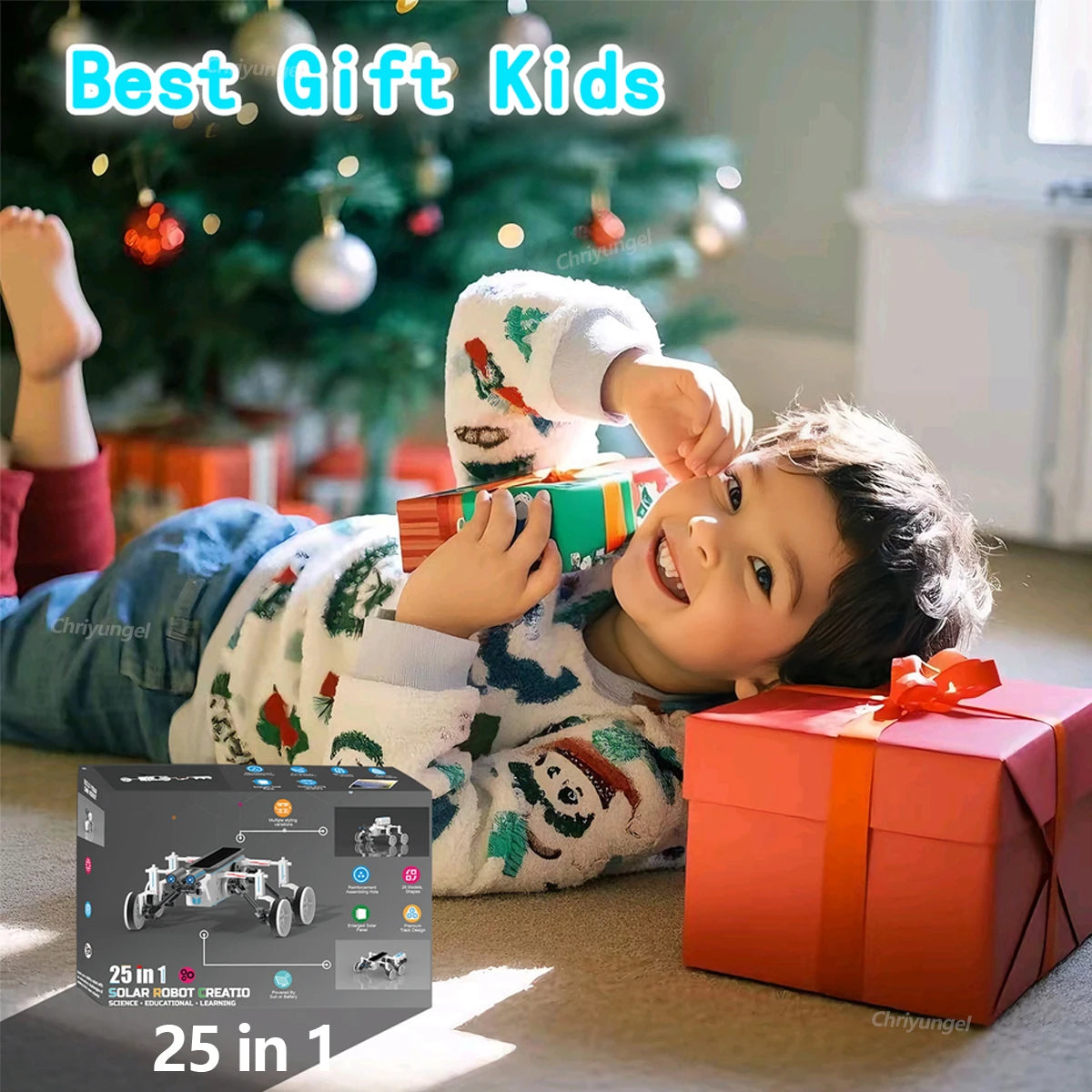 13-in-1 Solar Robot Kit | STEM Science Toy for Kids — Build 13 Solar Models