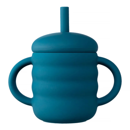 Silicone Kids Straw & Snack Cup
