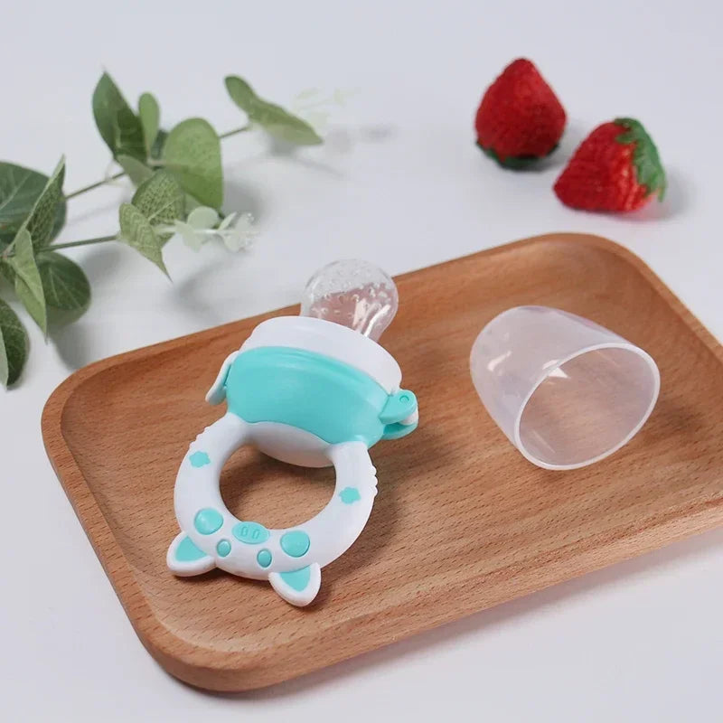 Baby Fruit Feeder — Silicone Mesh Fresh Food Feeder for Babies & Teething Infants