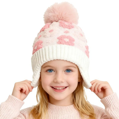 Kids Winter Hat with Detachable Earflaps