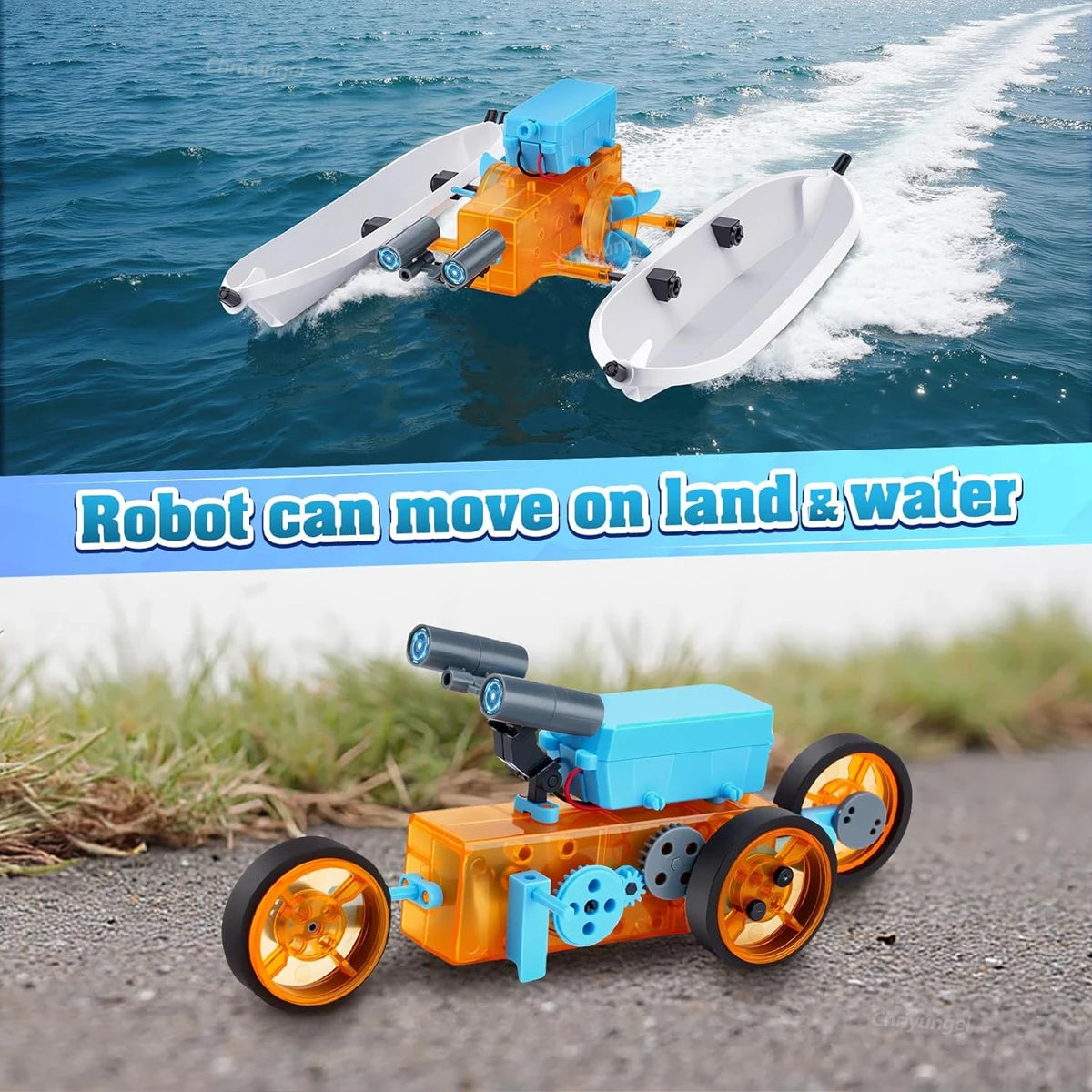 13-in-1 Solar Robot Kit | STEM Science Toy for Kids — Build 13 Solar Models