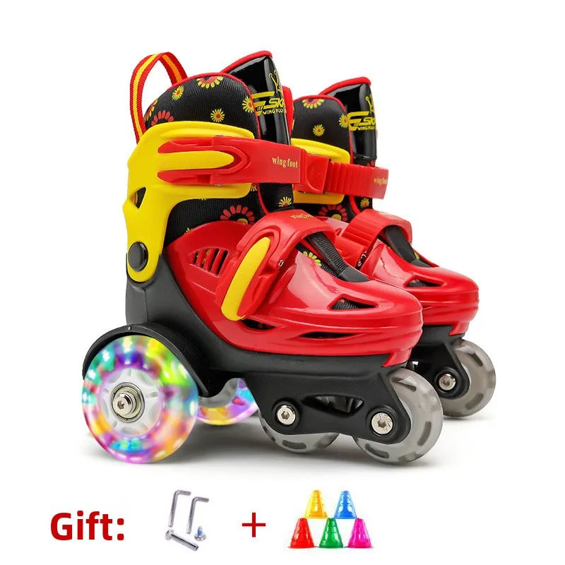Flash Double Row Roller Skates