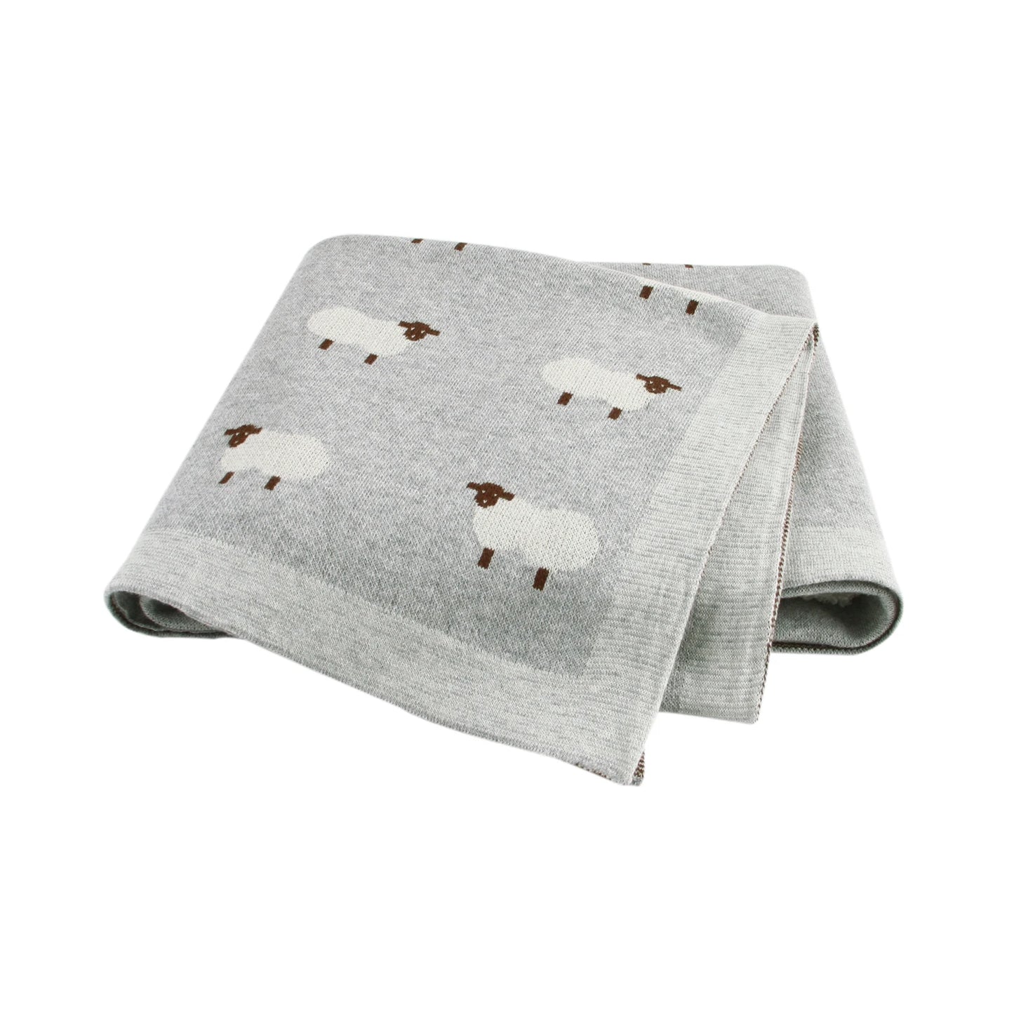 Knitted Cartoon Baby Swaddle Blanket