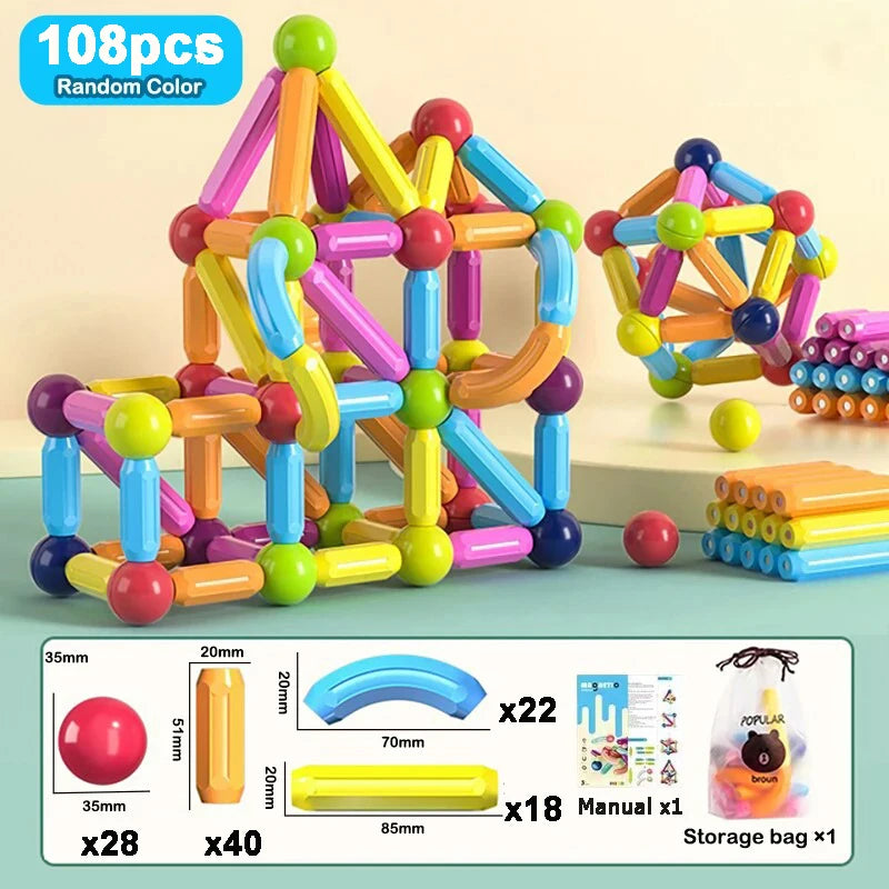 Magnetic Building Blocks Set