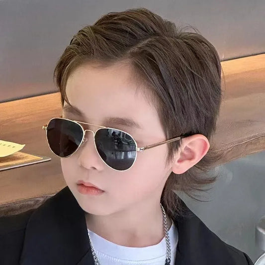 Kids Metal Sunglasses Square