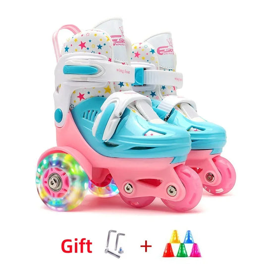 Flash Double Row Roller Skates