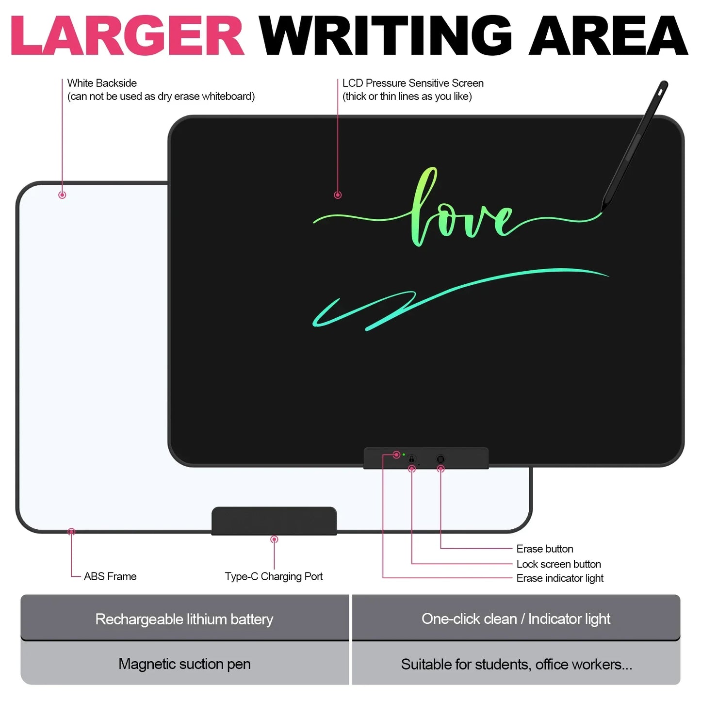 LCD Writing & Drawing Tablet