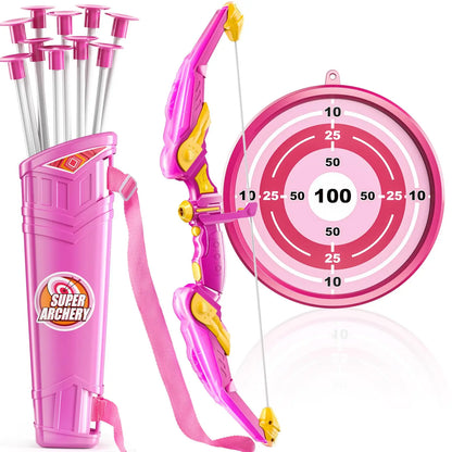 Kids Bow and Arrow Set — Safe Foam-Tip Archery Toy for Boys & Girls Ages 3+