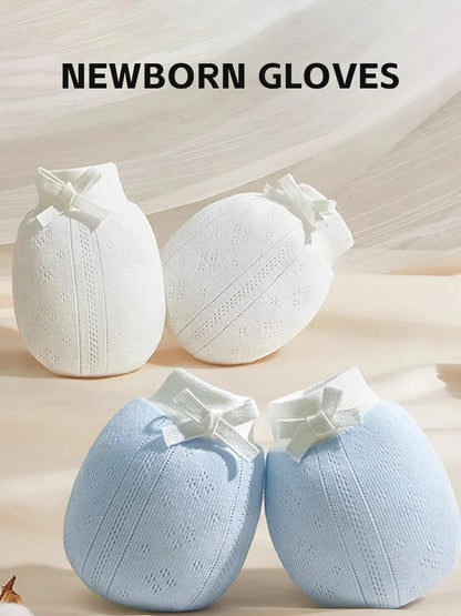Cotton Newborn Scratch-Proof Gloves