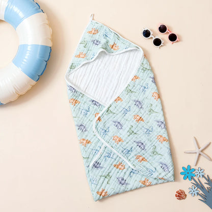 Cotton Hooded Baby Bath Towel