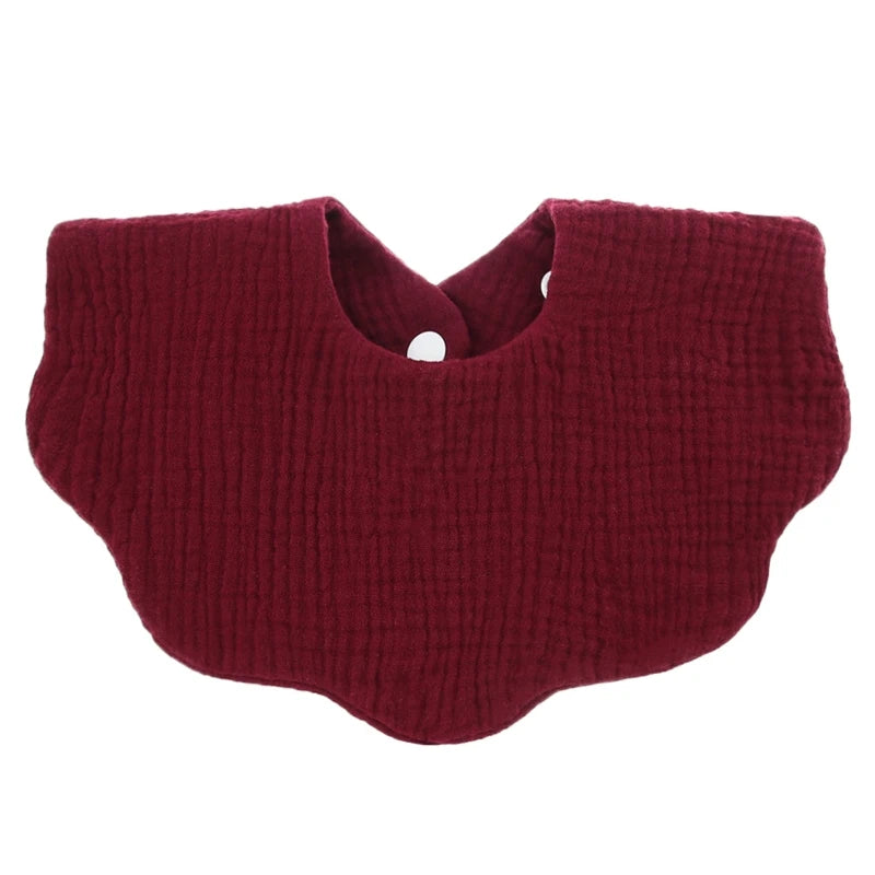 Cotton Baby Bandana Bib 5-Pack — Soft, Absorbent, Snap Closure