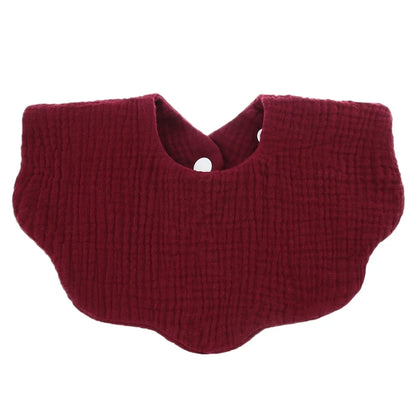 Cotton Baby Bandana Bib 5-Pack — Soft, Absorbent, Snap Closure