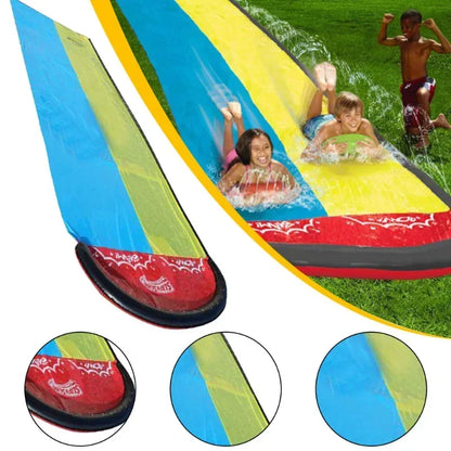 Inflatable Backyard Water Slide — Sprinkler Run for Kids (Outdoor Summer)
