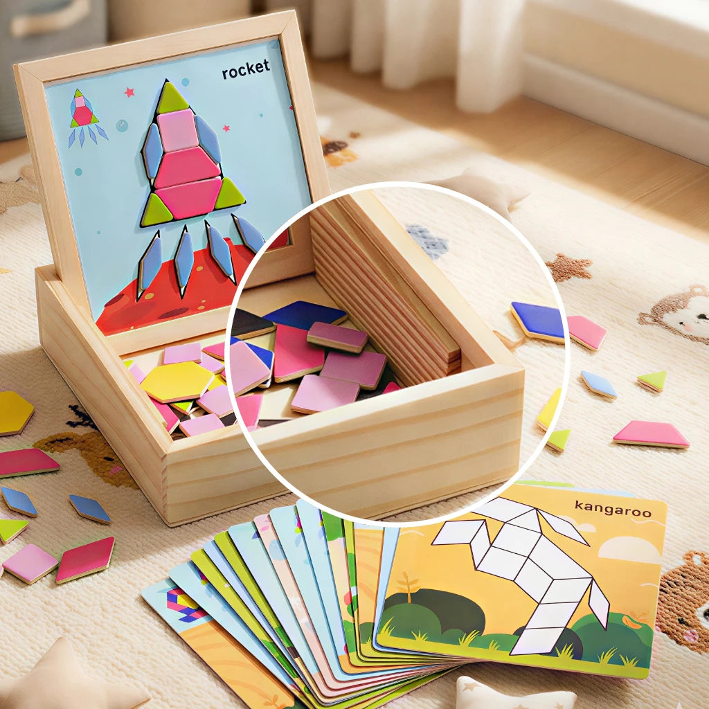 Magnetic Tangram Puzzle