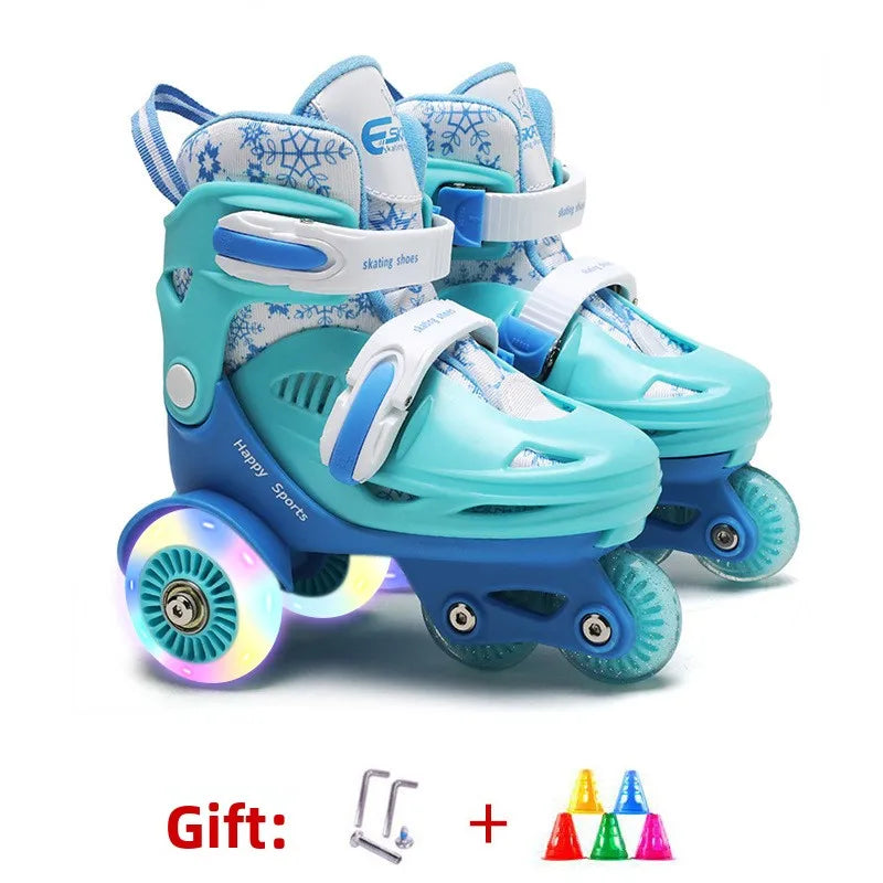 Flash Double Row Roller Skates