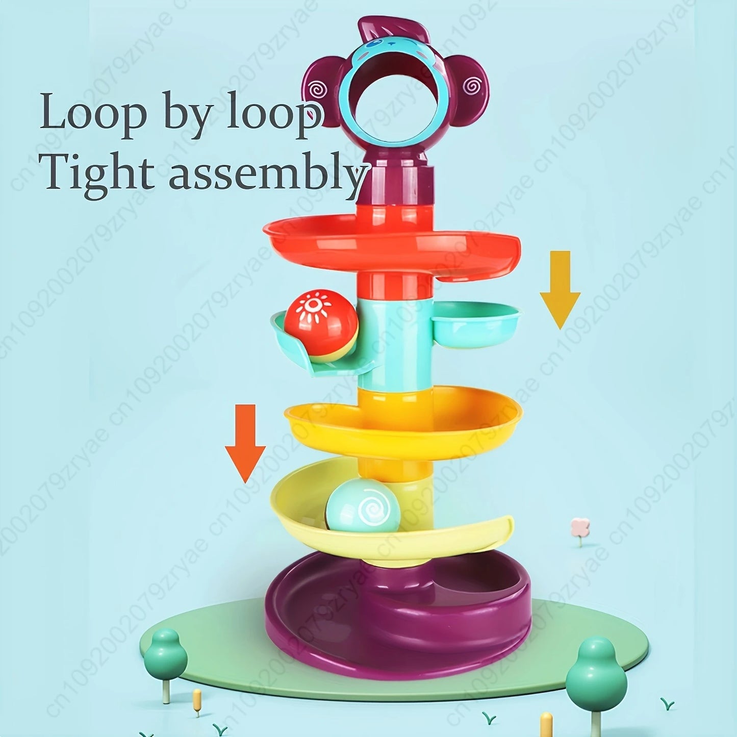 Spiral Rolling Ball Tower