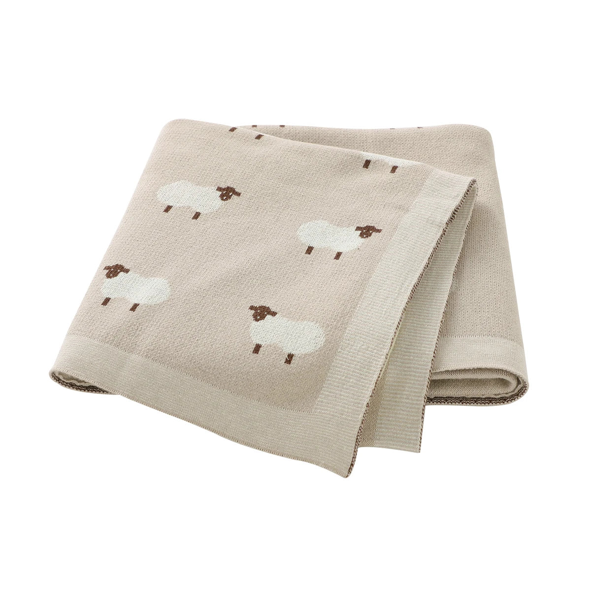 Knitted Cartoon Baby Swaddle Blanket