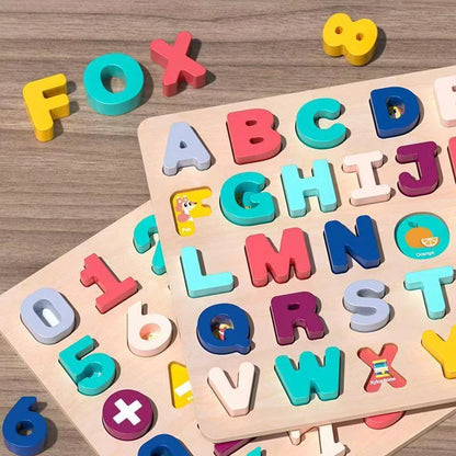 Wooden ABC Puzzle Board