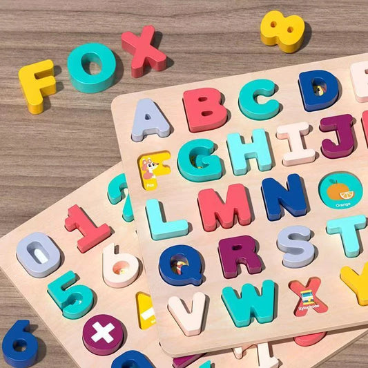 Wooden ABC Puzzle Board