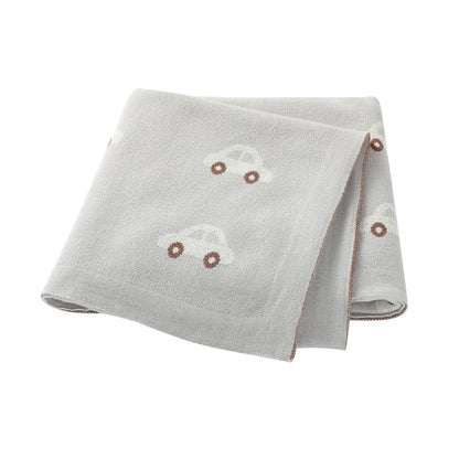 Knitted Cartoon Baby Swaddle Blanket