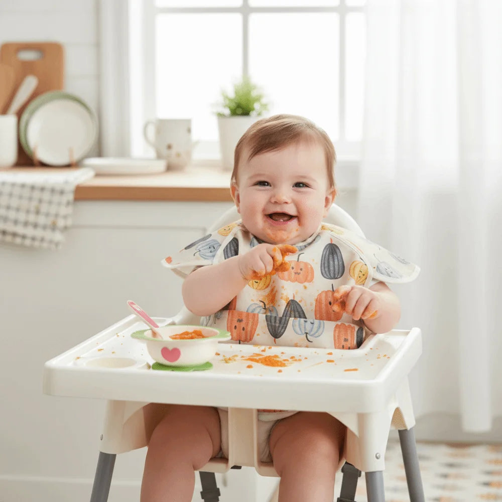 Soft Waterproof Feeding Apron Bib