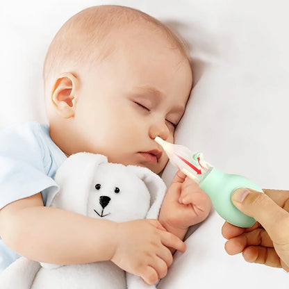 2PCS Baby Silicone Nasal Aspirator Set