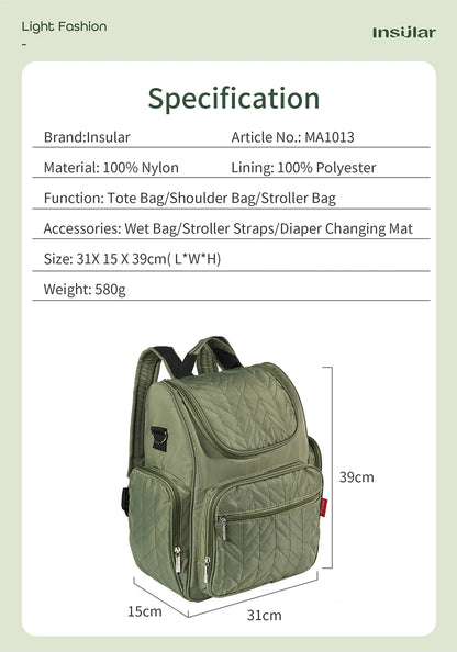 Fashion Baby Care Backpack
