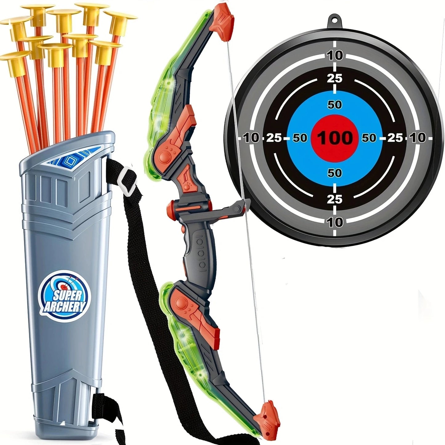 Kids Bow and Arrow Set — Safe Foam-Tip Archery Toy for Boys & Girls Ages 3+