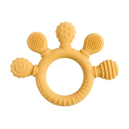 Silicone Teether Ring for 0-12 Months