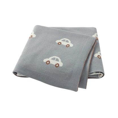 Knitted Cartoon Baby Swaddle Blanket