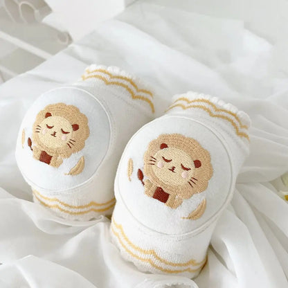 Cartoon Cotton Baby Knee Pads