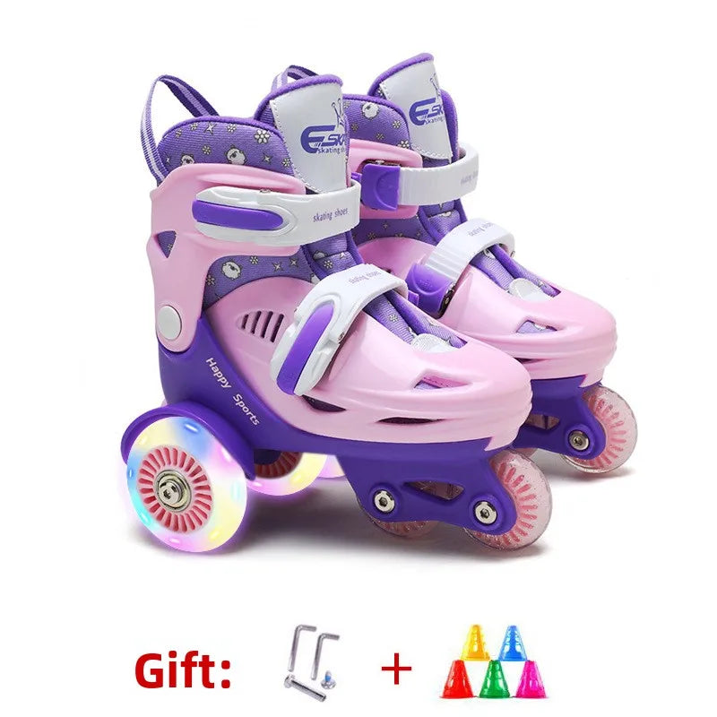 Flash Double Row Roller Skates