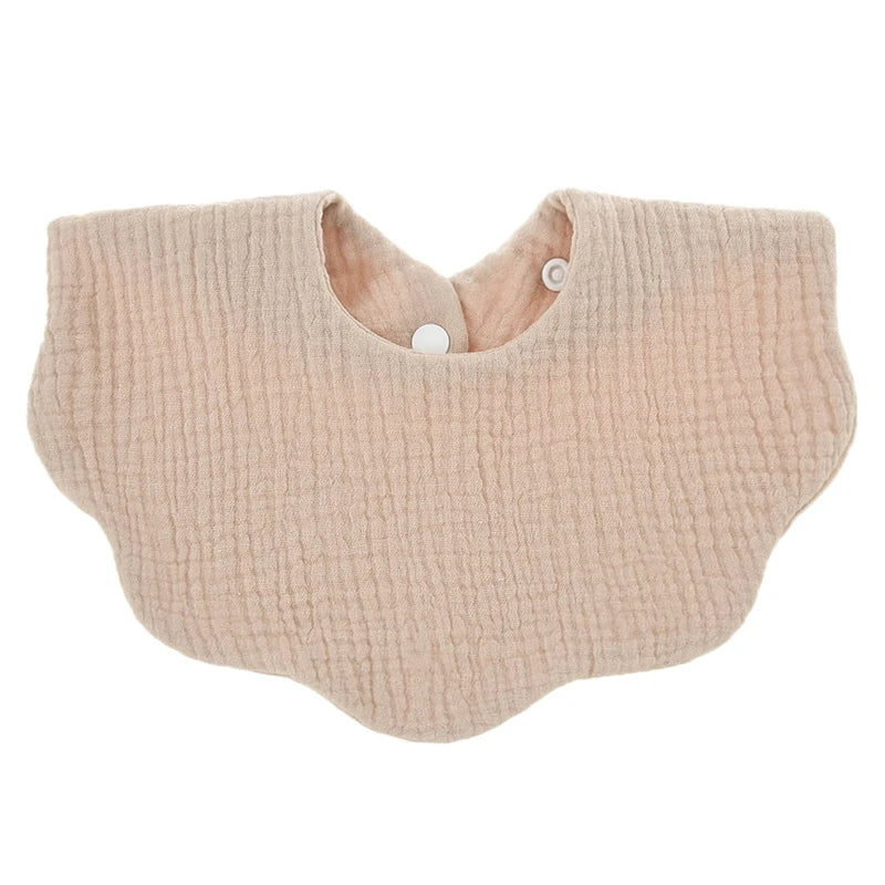 Cotton Baby Bandana Bib 5-Pack — Soft, Absorbent, Snap Closure