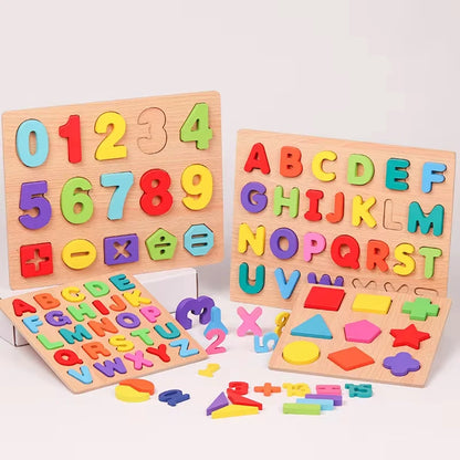 Wooden ABC Puzzle Board