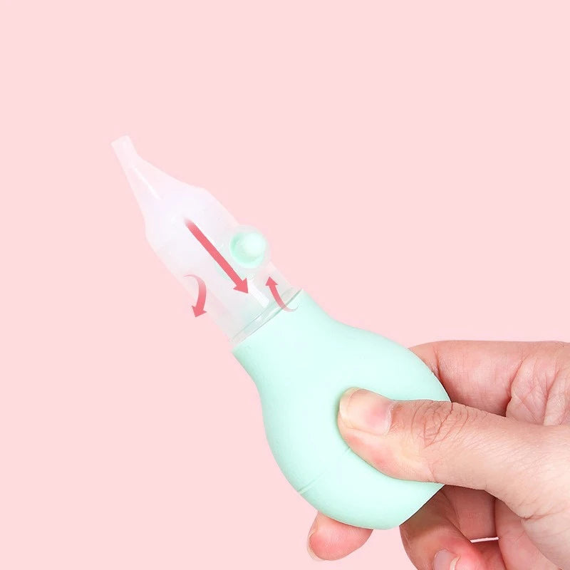 2PCS Baby Silicone Nasal Aspirator Set