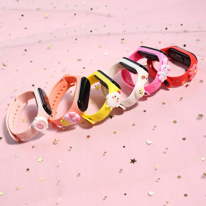 LED Kids Cartoon Watches