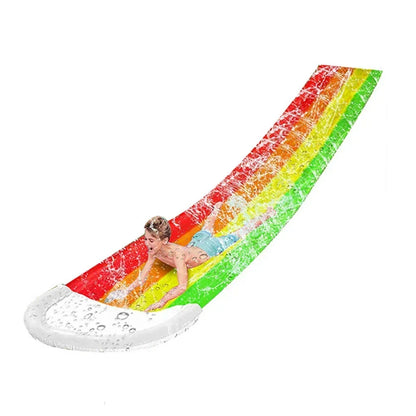 Inflatable Backyard Water Slide — Sprinkler Run for Kids (Outdoor Summer)