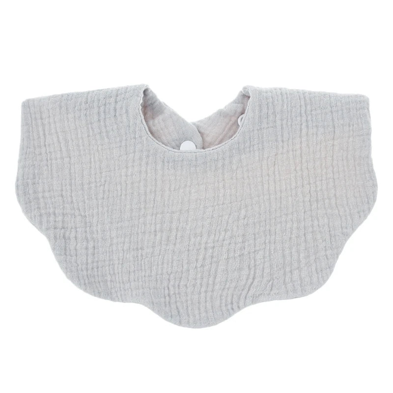 Cotton Baby Bandana Bib 5-Pack — Soft, Absorbent, Snap Closure