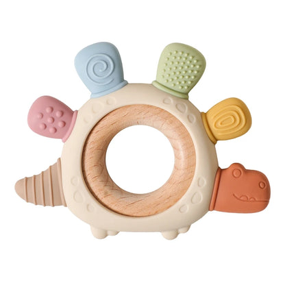 Silicone Teether Ring for 0-12 Months