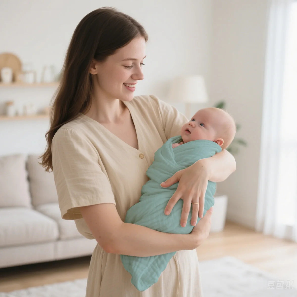 Cotton Hooded Baby Bath Towel