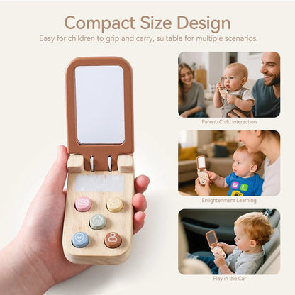 Cartoon Bear Flip Phone Toy