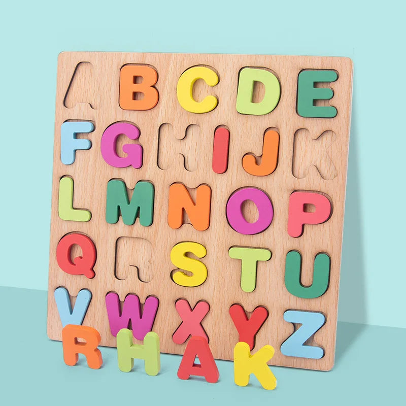 Wooden ABC Puzzle Board