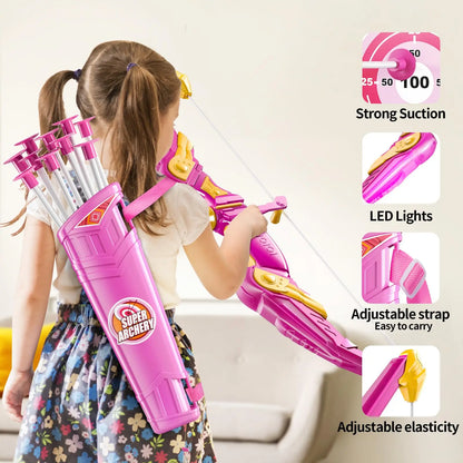 Kids Bow and Arrow Set — Safe Foam-Tip Archery Toy for Boys & Girls Ages 3+